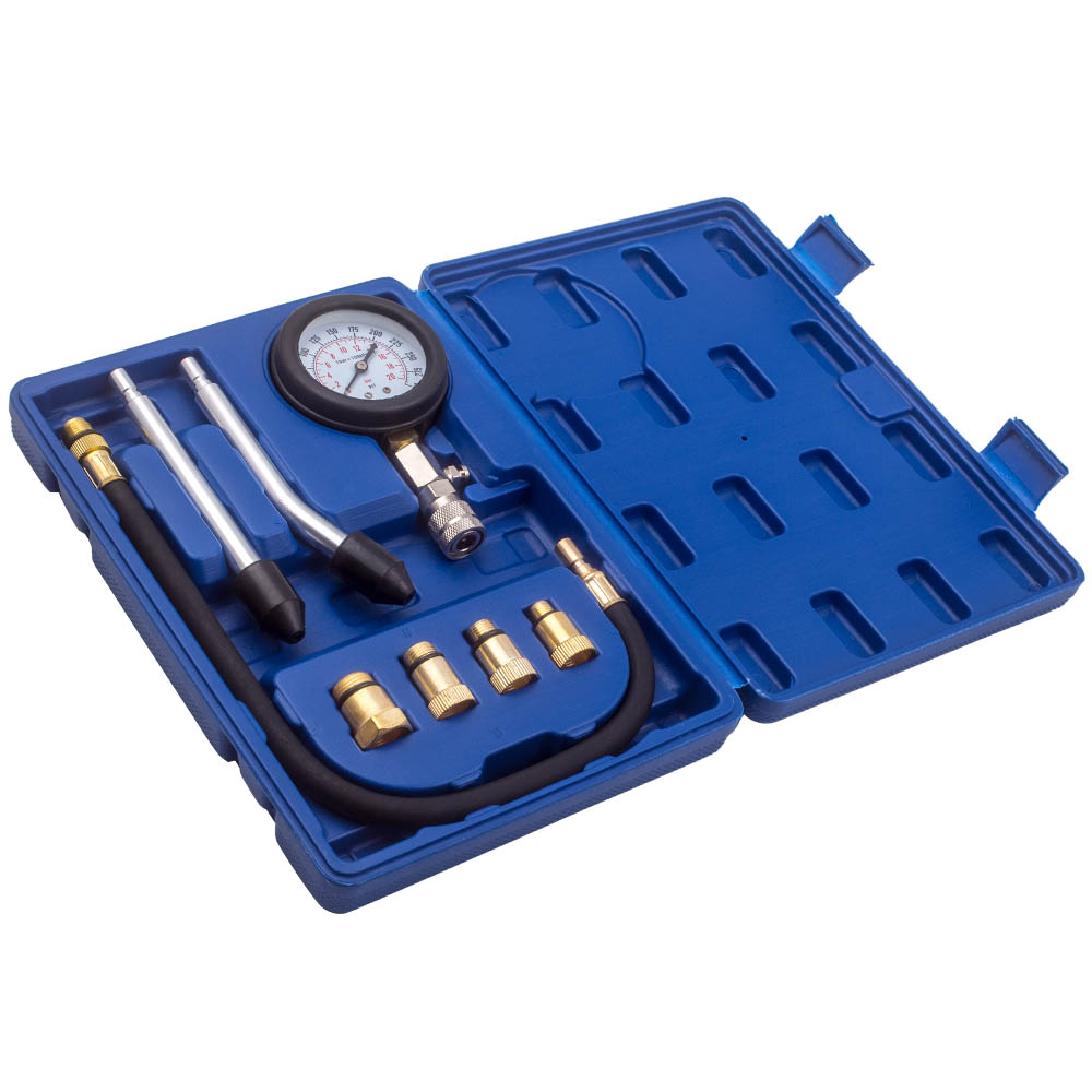 Auto Benzin Zylinder Kompressor Druck Tester Manometer KFZ Werkzeug - Image 2