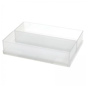 raaco Einsatz 55 2xA7-2, Teiler-Set, Transparent, Polypropylen (PP), 220 mm, 160 mm, 47 mm - Bild 2
