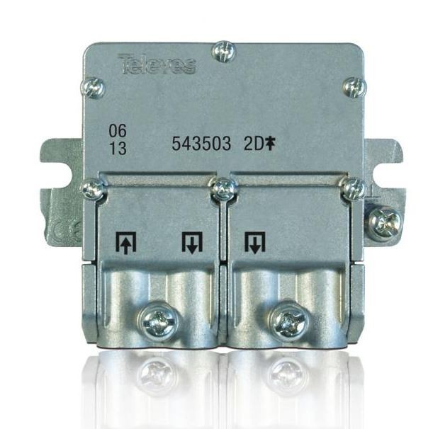 Televes Antennenverteiler Mini 2 Ausgänge 543503