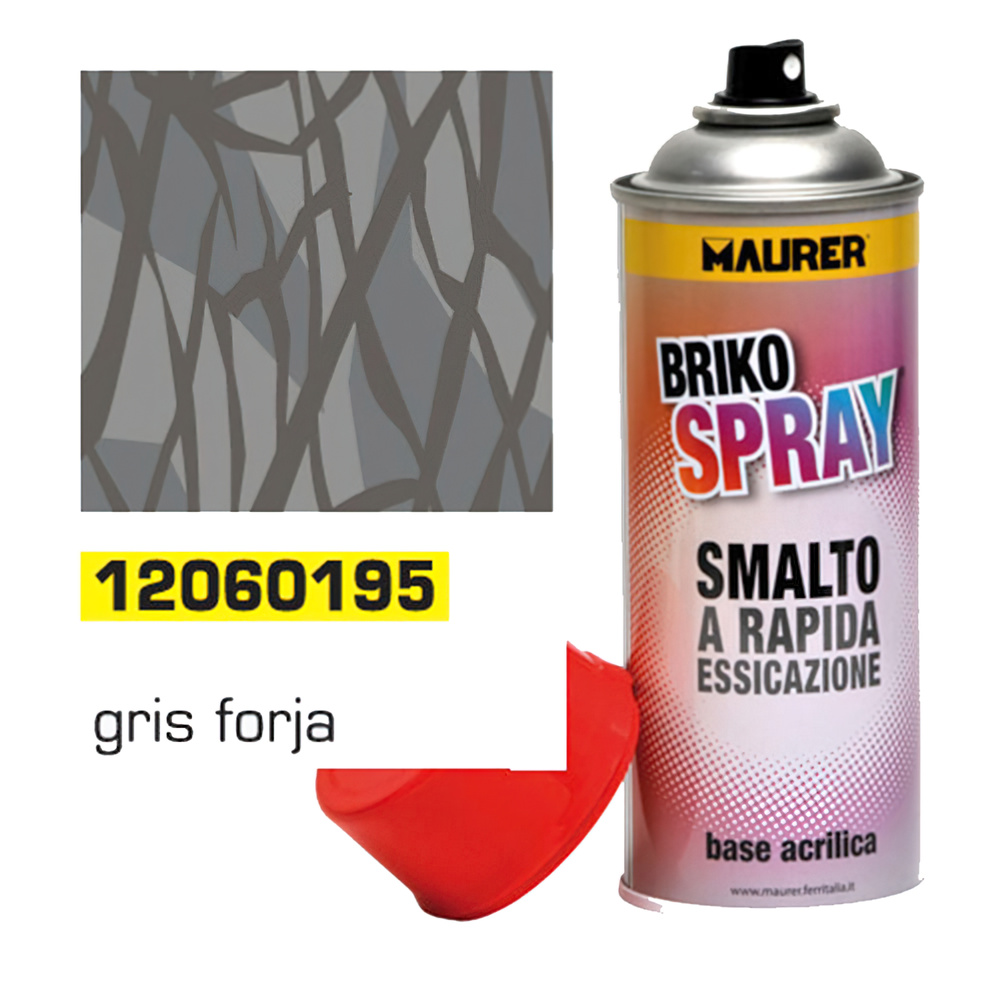 Maurer Grau Schmiedegraues Spray Hammerschlag 400 Ml.