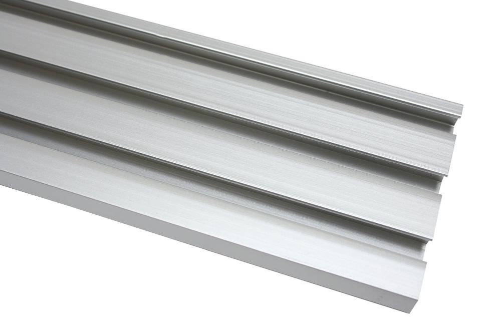 Gardinia Schiene für Flächenvorhang Atlanta silber, 210 cm, 3-läufig - Image 2