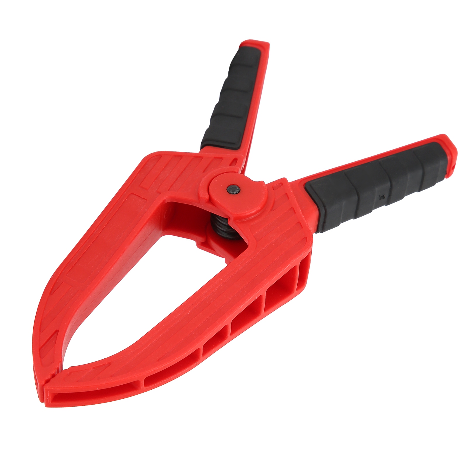 Pince à ressort à long nez plat pour le travail du bois, ouverture 76 mm, profondeur 75 mm, hauteur 110 mm, plastique ABS, lot de 2