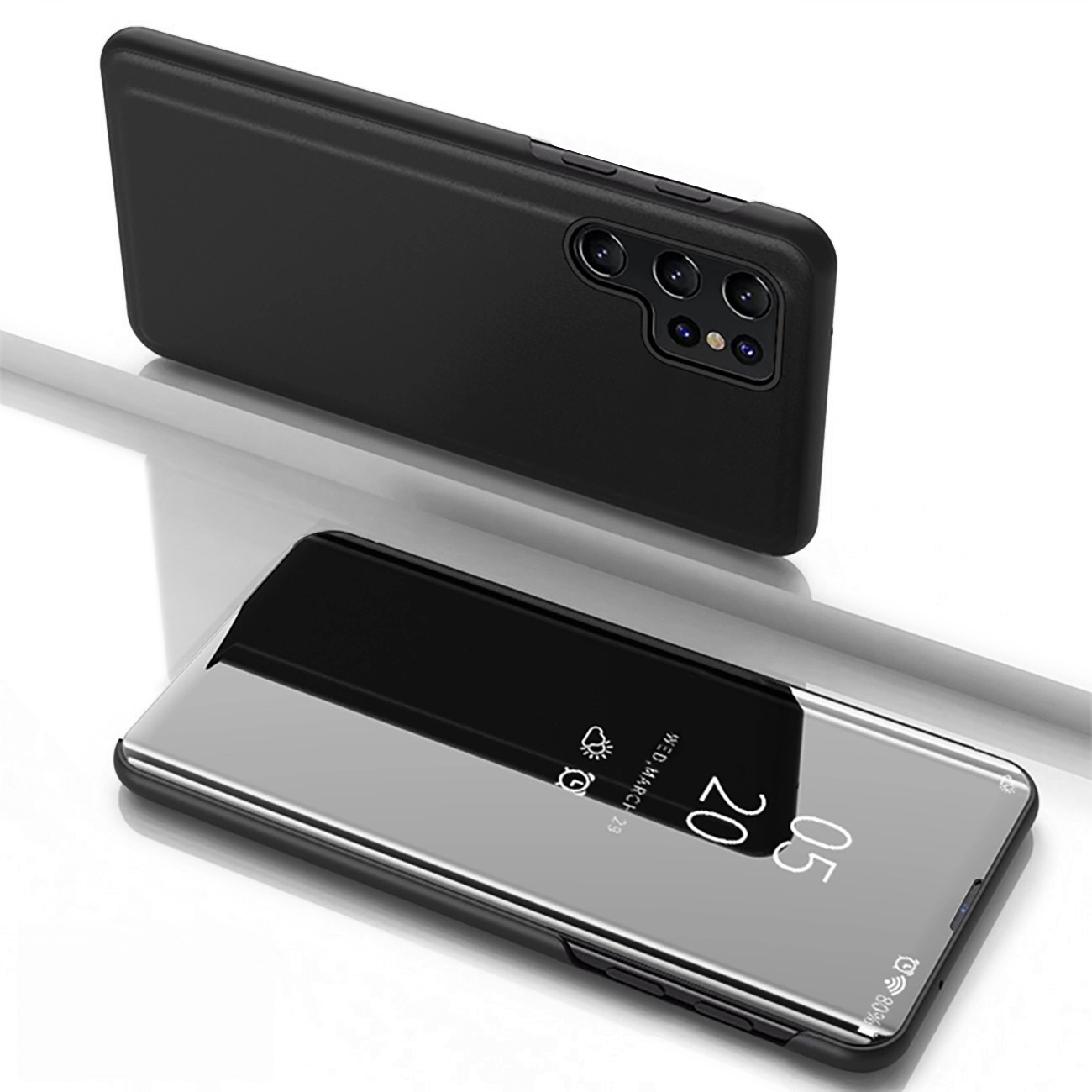 Oem Schwarz Schutzhülle Für Samsung Galaxy S25 Ultra Clear View Case –