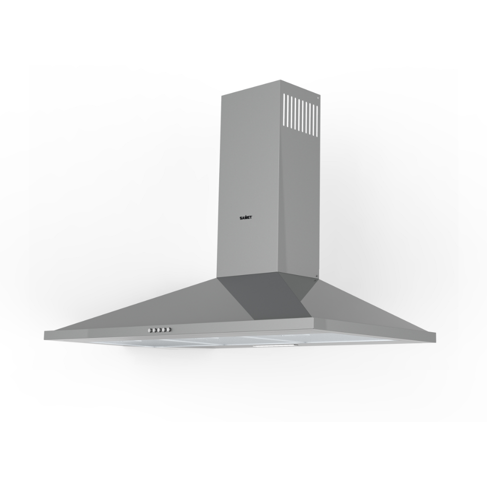 Cappa A Piramide 90 Cm Eolo90 Inox Samet