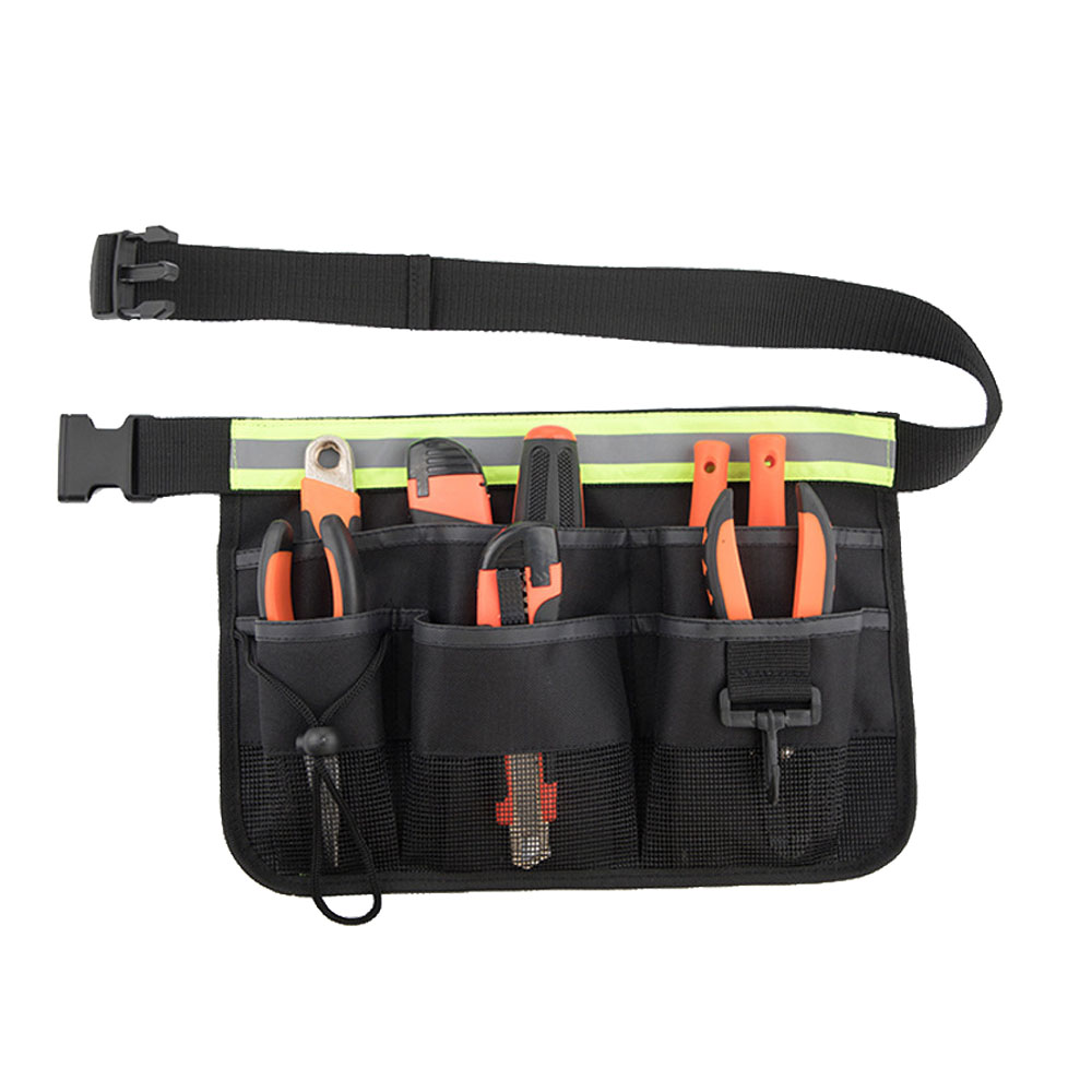 Ceinture porte-outils multipoches en Oxford 600D, vert ou noir