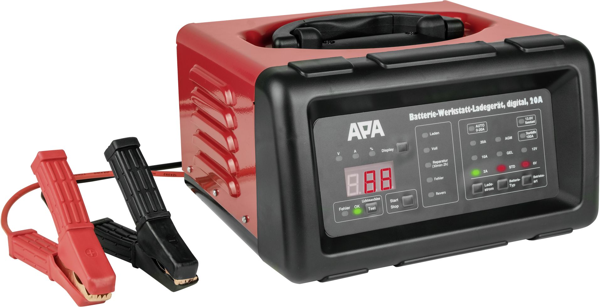 APA 16623 Werkstattladegerät 12 V, 6V 20A - Bild 9