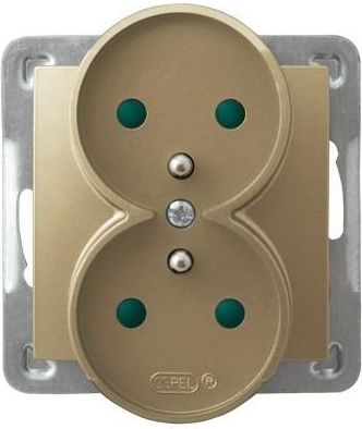 Ospel Gold Steckdose, Gp-2Yrzp/M/28 - Bild 3