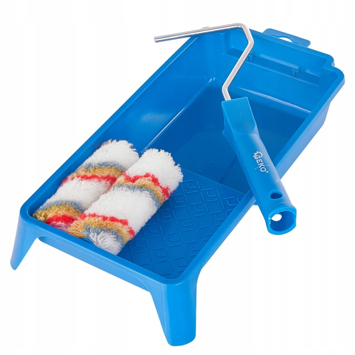 Import Malerwerkzeug Geko Paint Roller Set Flor 12 Mm Breite 10 Cm