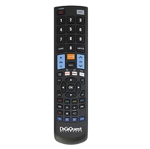 Digiquest Programmabile 4 In 1 - Compatibile Con Tutti I Tv, Decoder, Ricevitore, Dvd E Hifi. Pui Controllare Fino A 4 Diversi Dispositivi. Mantiene La Programmazione Anche Dopo Il Cambio Batterie