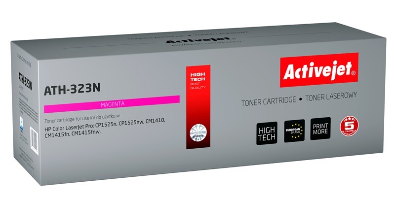 Toner Activejet Ath-323n - Sostituzione Per Hp 128a, 1300 Pagine, Rosso