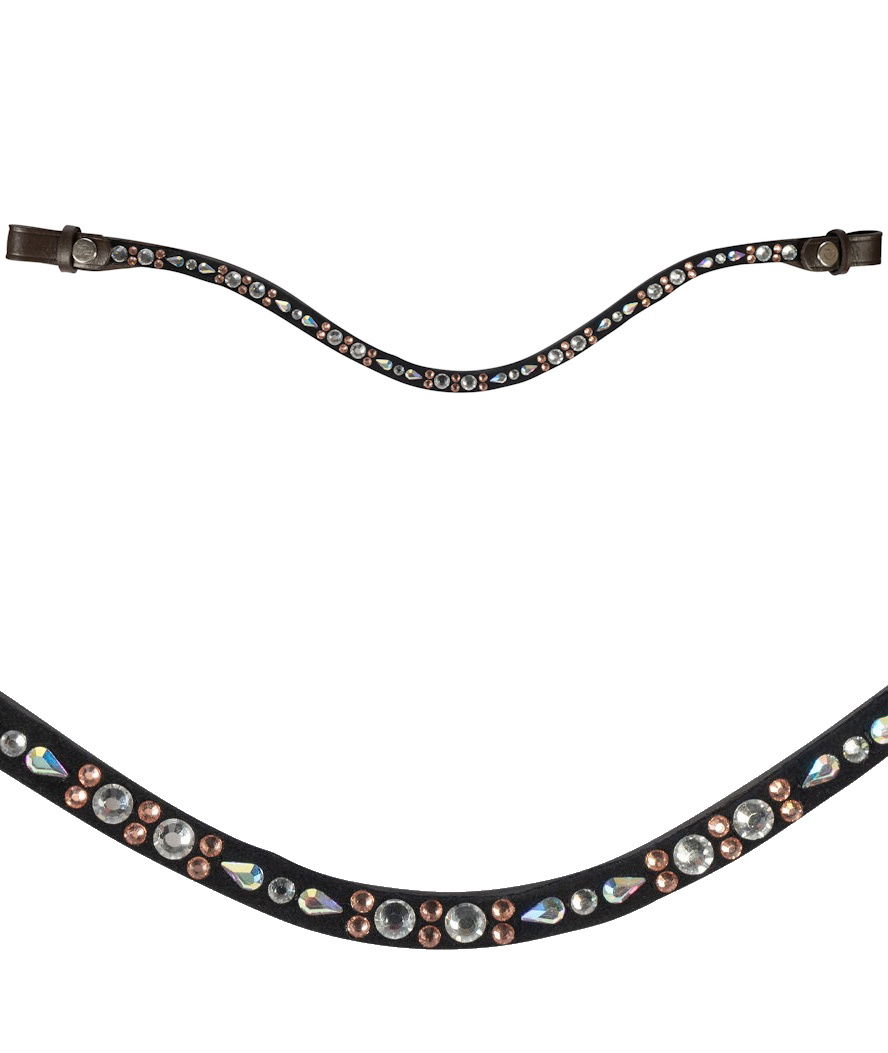 Frontalino In Cuoio Con Brillanti Decorativi Modello Sparkle Pony, ...