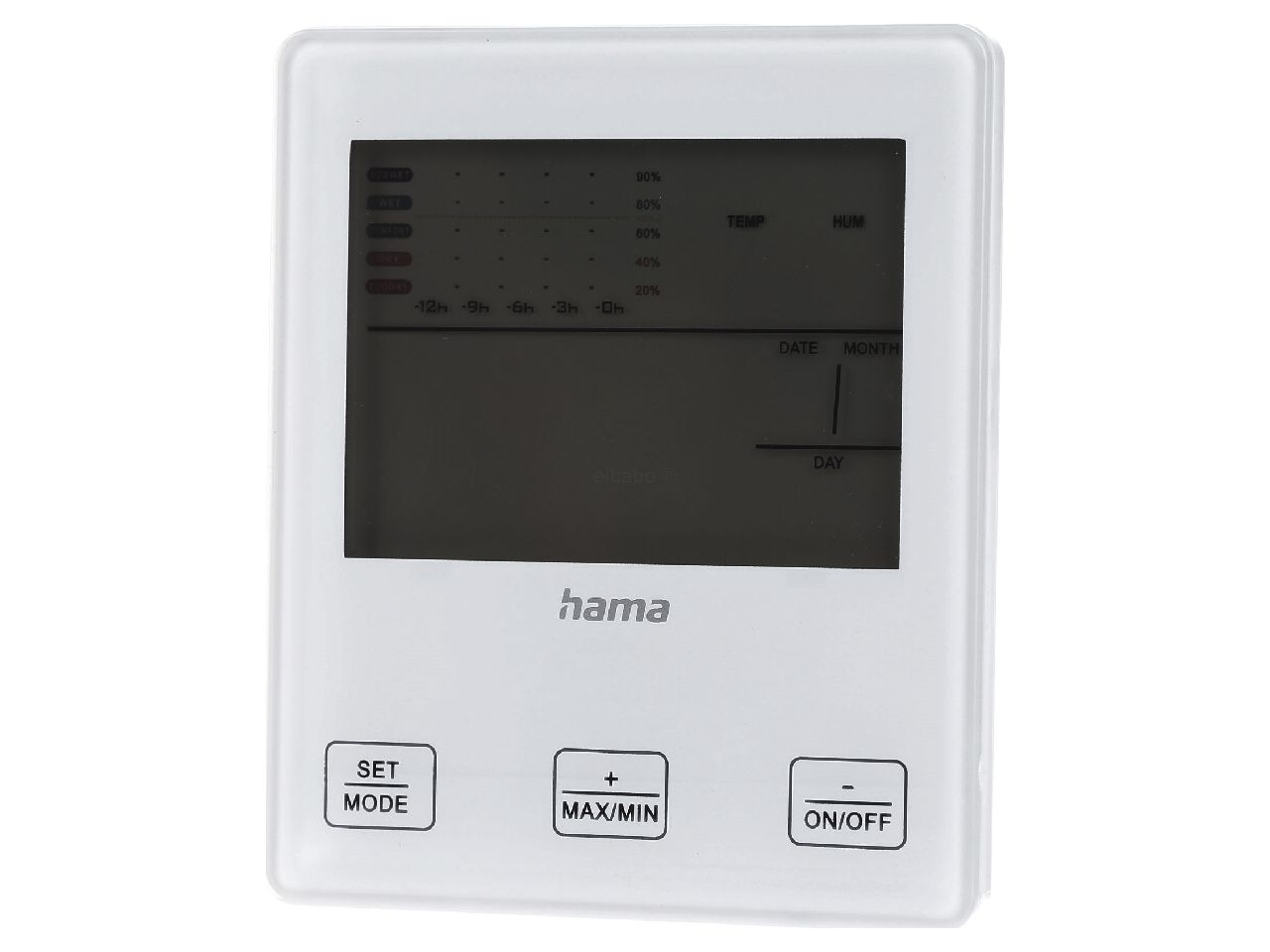 Hama Weiss Th-10, Thermometer + Hygrometer, - Bild 3