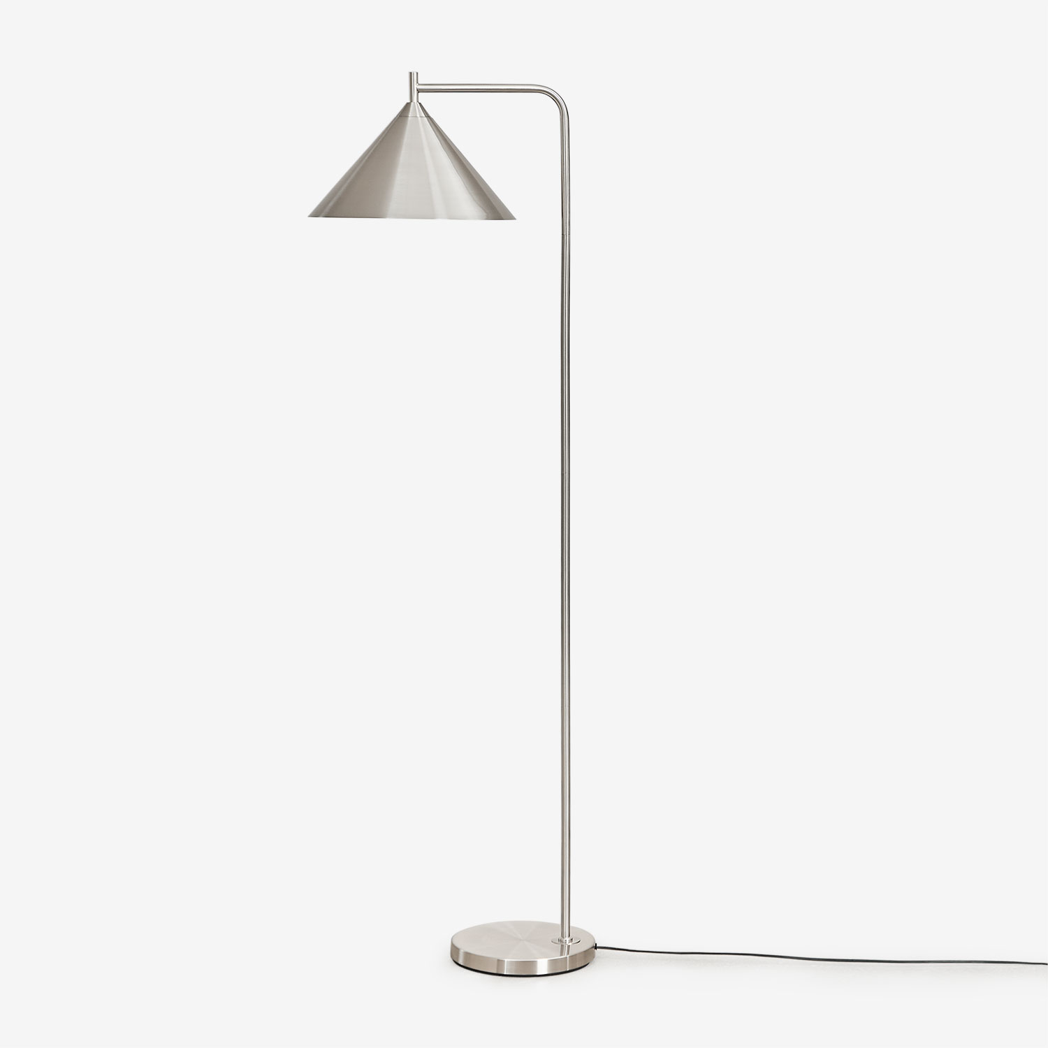 Lampadaire En Fer Cambrea Sklum Gris Brossé