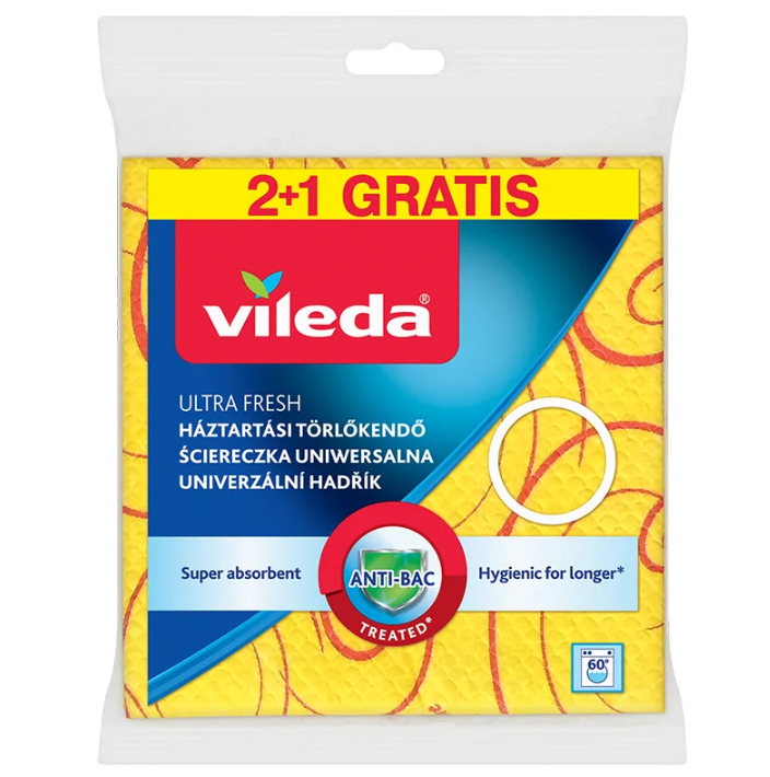 Vileda Gelb M00006580 Handtuchhalter, Polyester, 20 X 15 Cm
