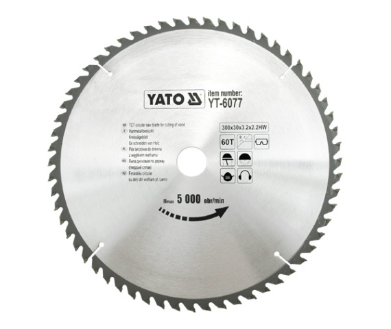 Yato Widia-Kreissägeblatt 300 X 30 Mm, 60 Zähne