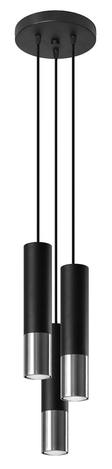 Famlights Schwarz Pendelleuchte, Loopez (Gu10) - Bild 3
