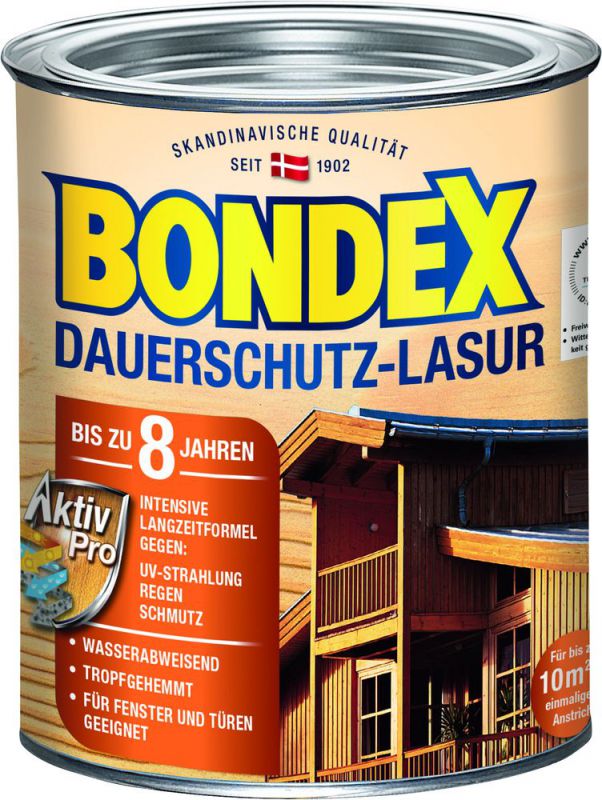 Bondex Dauerschutz Lasur 750 ml mahagoni - Image 2
