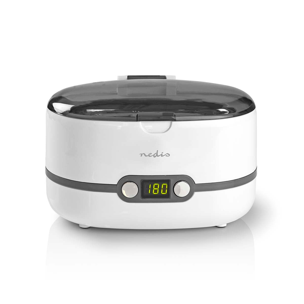 Nedis Weiss Ultraschall-Schmuckreiniger, Ultraschallreiniger, - Image 3
