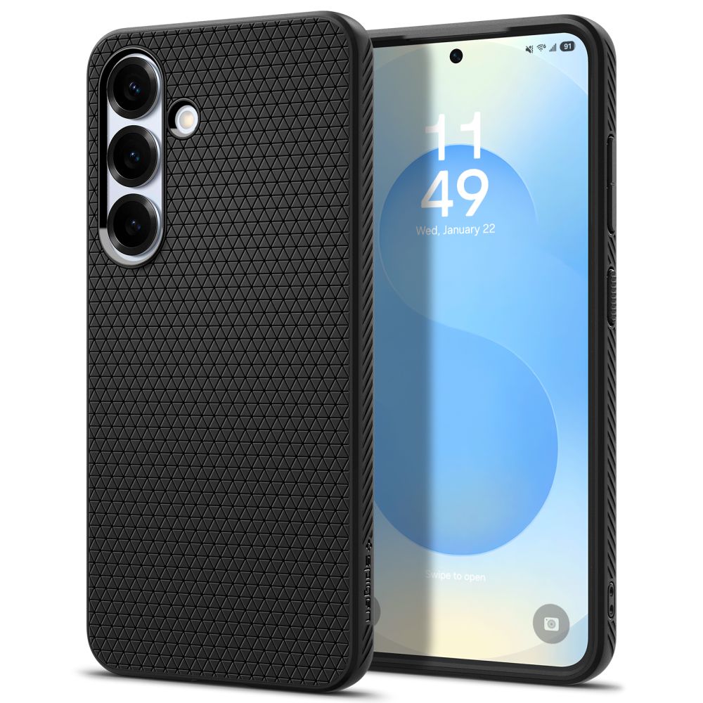 Spigen Schwarz Hülle Für Samsung Galaxy S25+ S936, Liquid Air, Acs08979 - Bild 4