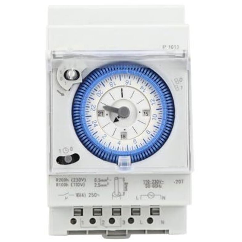Orologio Meccanico Per Piscina 16a 250v Timer Per Scaldabagno Per Piscina Orologio 15 Minuti 24 Ore Per Casa, Cucina, Interni, Esterni, Illuminazione Esterna