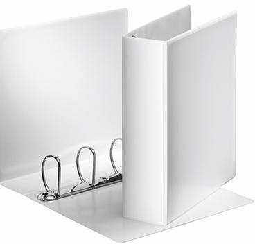 Weiss Esselte Ringbuch A4 Präsentation Mit Taschen 4 Ringe 6Cm Weiß - Bild 5