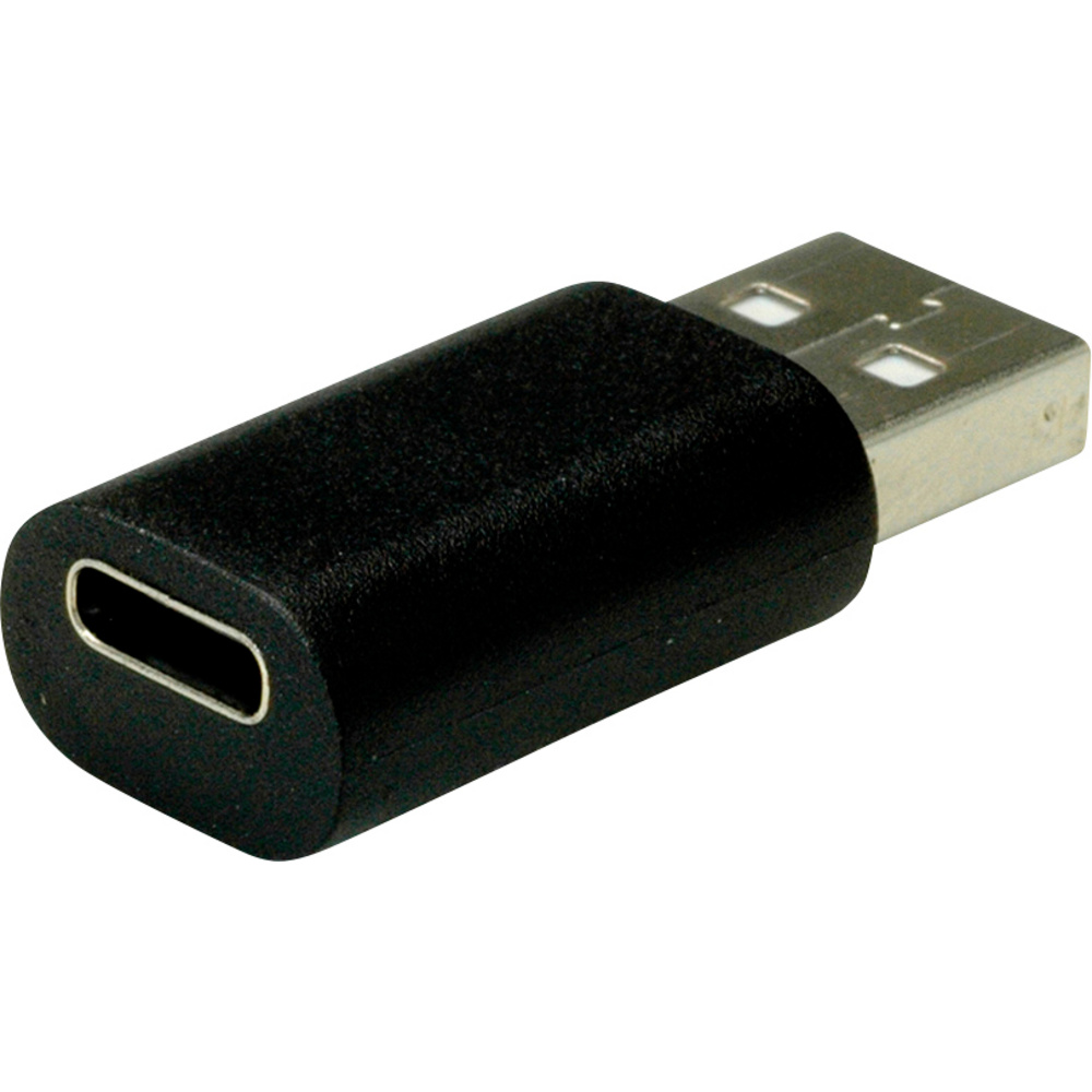Value Schwarz Usb 2.0 Adapter [1X Usb 2.0 Stecker A - 1X Usb-C® Buchse]