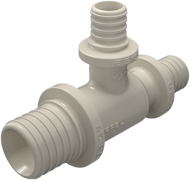 Oem Weiß Ppsu Ultraline Reduzier-T-Stück - 25/20/25