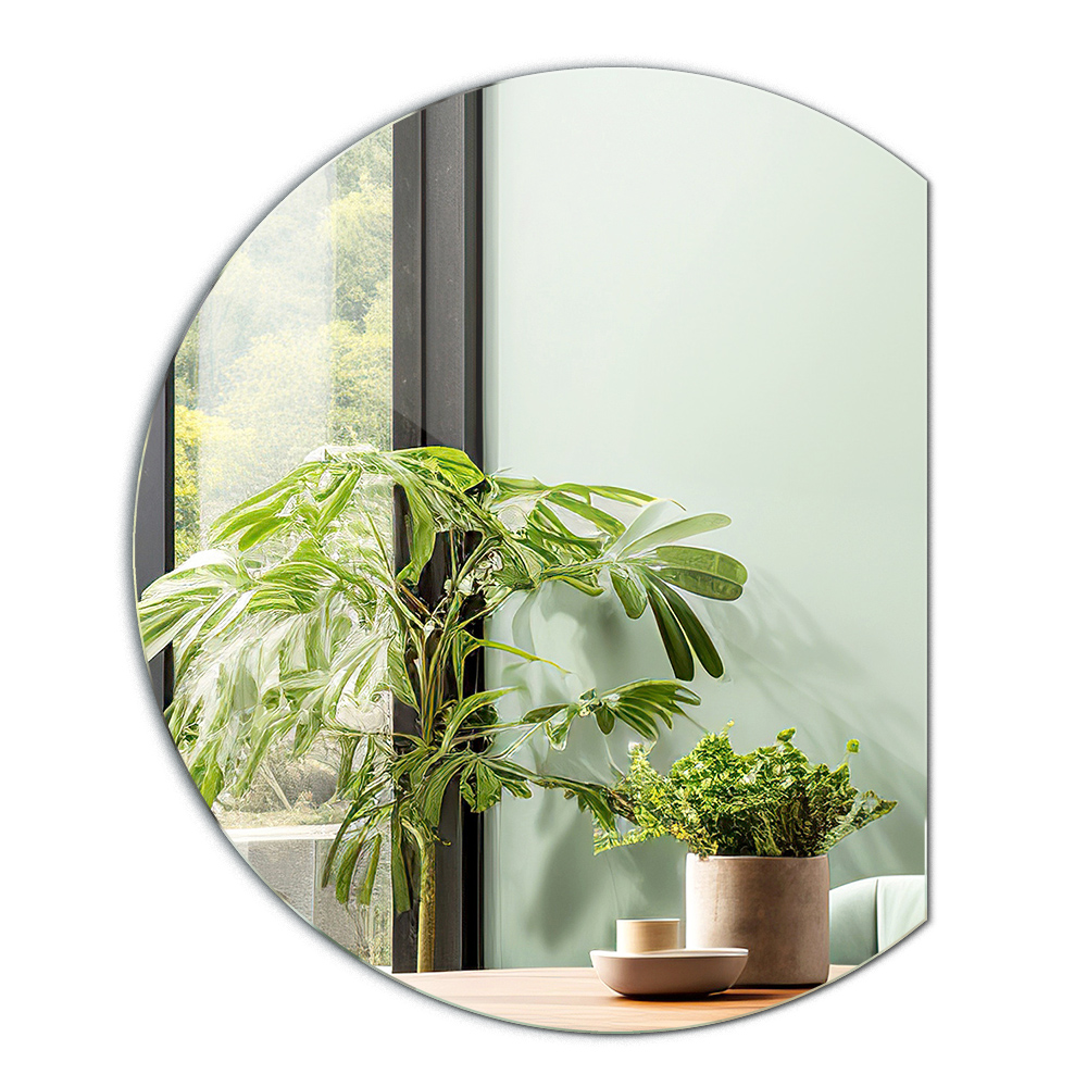 Miroir Mural Décoratif Irrégulier 84 Cm X 100 Cm – Bords Polis