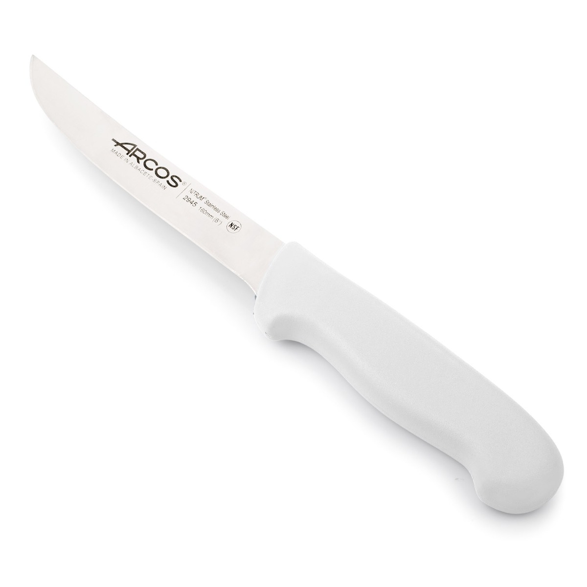Arcos Weiß Ausbeinmesser Farbe - Prof 294524 Aus Edelstahl Nitrum Und Ergonomisch Em Polypropylen Mango Mit 16 Cm Klinge, Vitrine