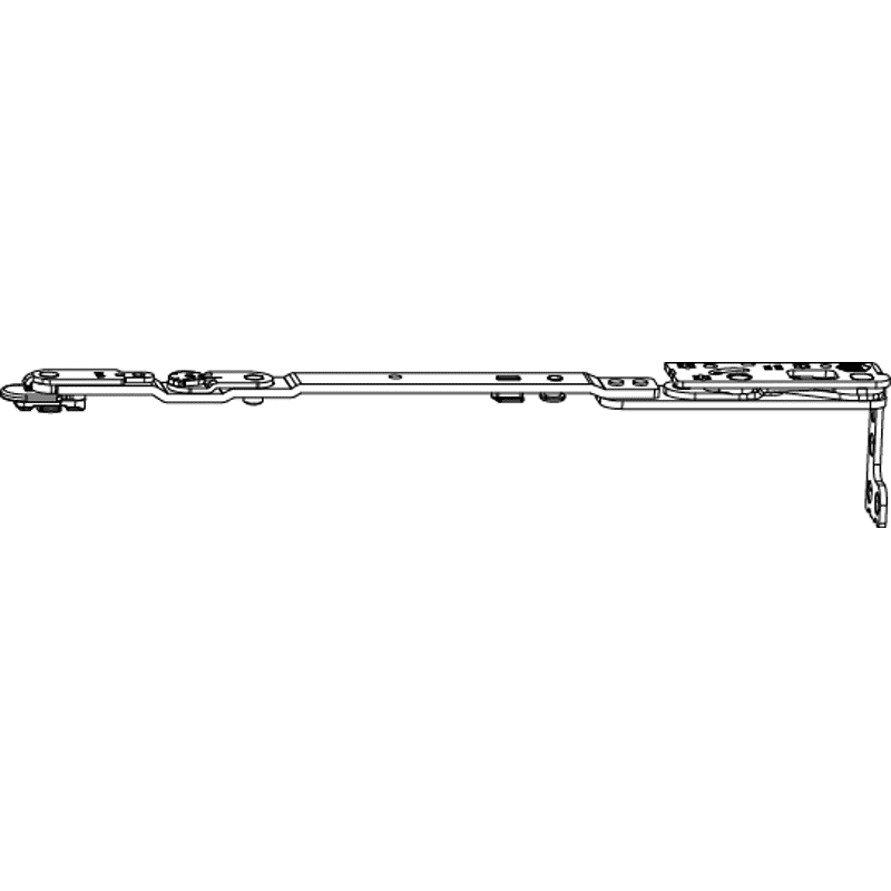 Maco Silber Dk Scherenarm Mit Lager Multi Power 600/800 Pvc Ft30 13V Rs Ffb 370-800 - Image 2
