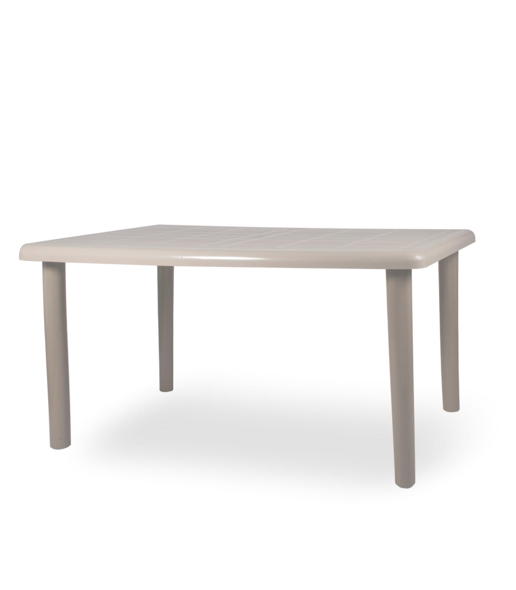 Table Rectangulaire 140x90 Olot Garbar Plastique Beige