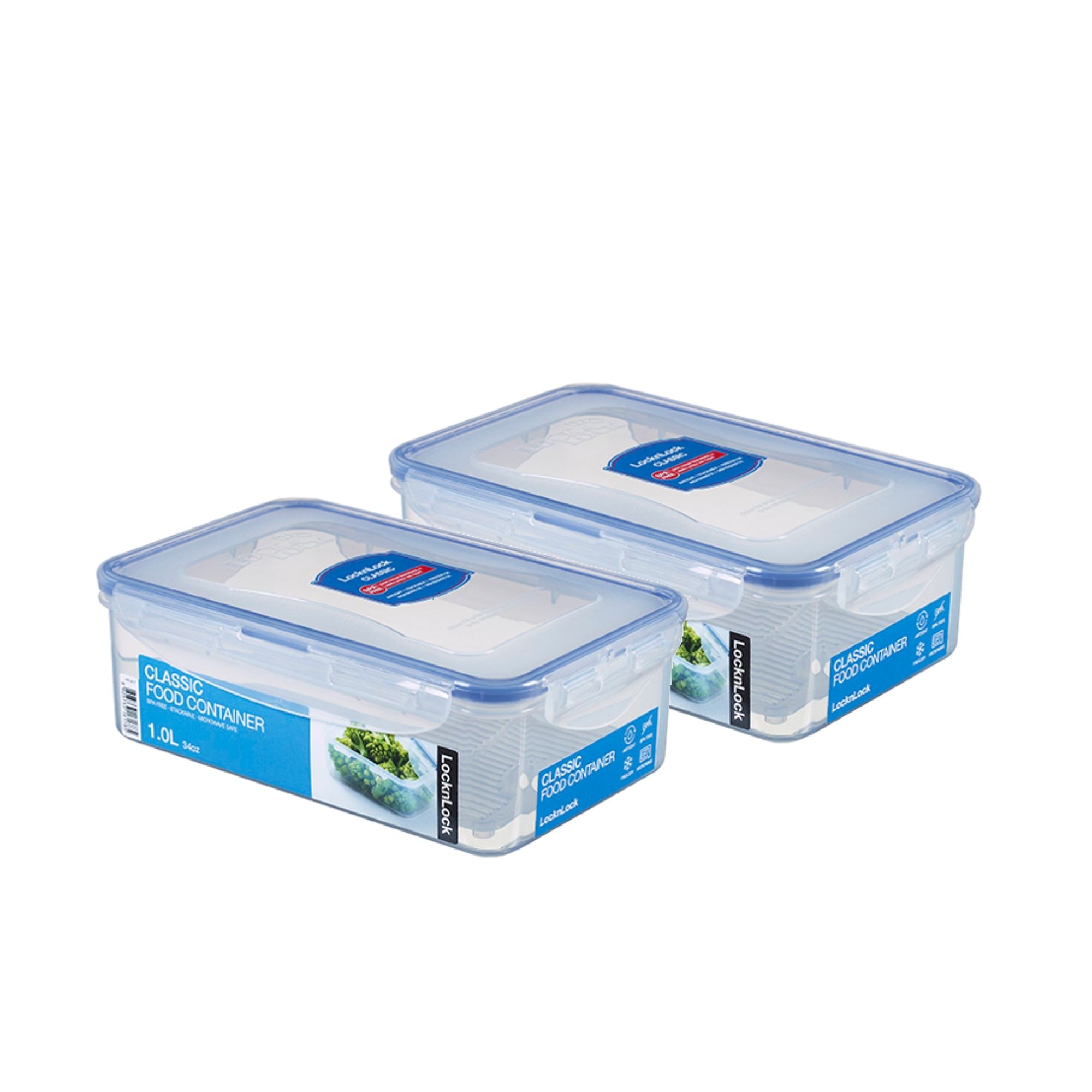LOCK&LOCK Frischhaltedose Gefrierdose HPL817h 1,4 Liter smaragdgrün Dose B-Ware - Bild 7