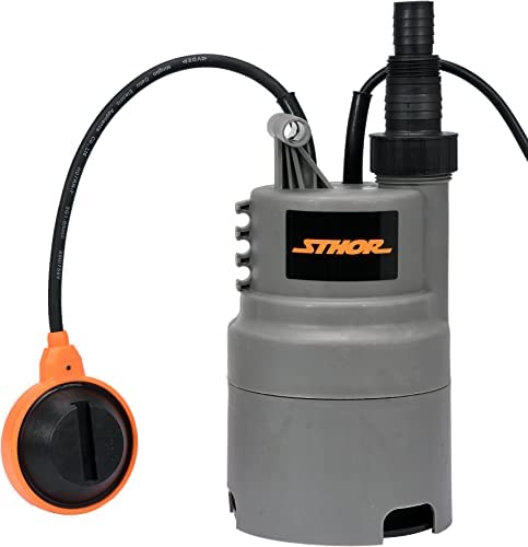 Sthor Schmutzwasser-Tauchpumpe 400W, 6000 L/H, Mit Schwimmschalter 5906083799099