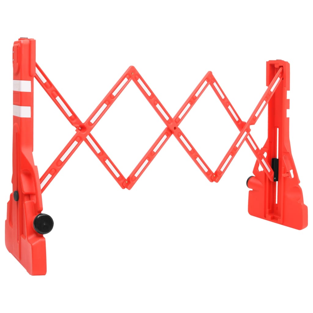 Vidaxl Rot Absperrgitter Faltbar 210X50x105 Cm