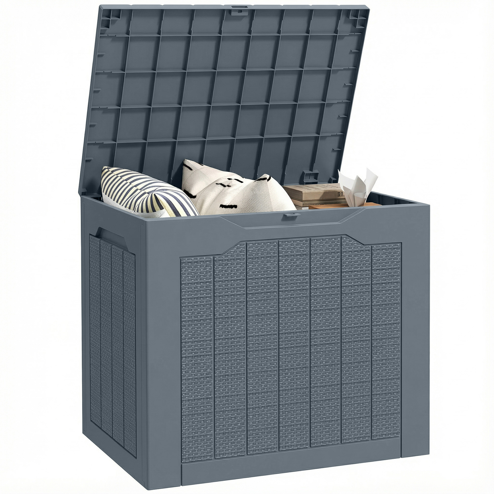 Outsunny Coffre de Rangement Extérieur 97L