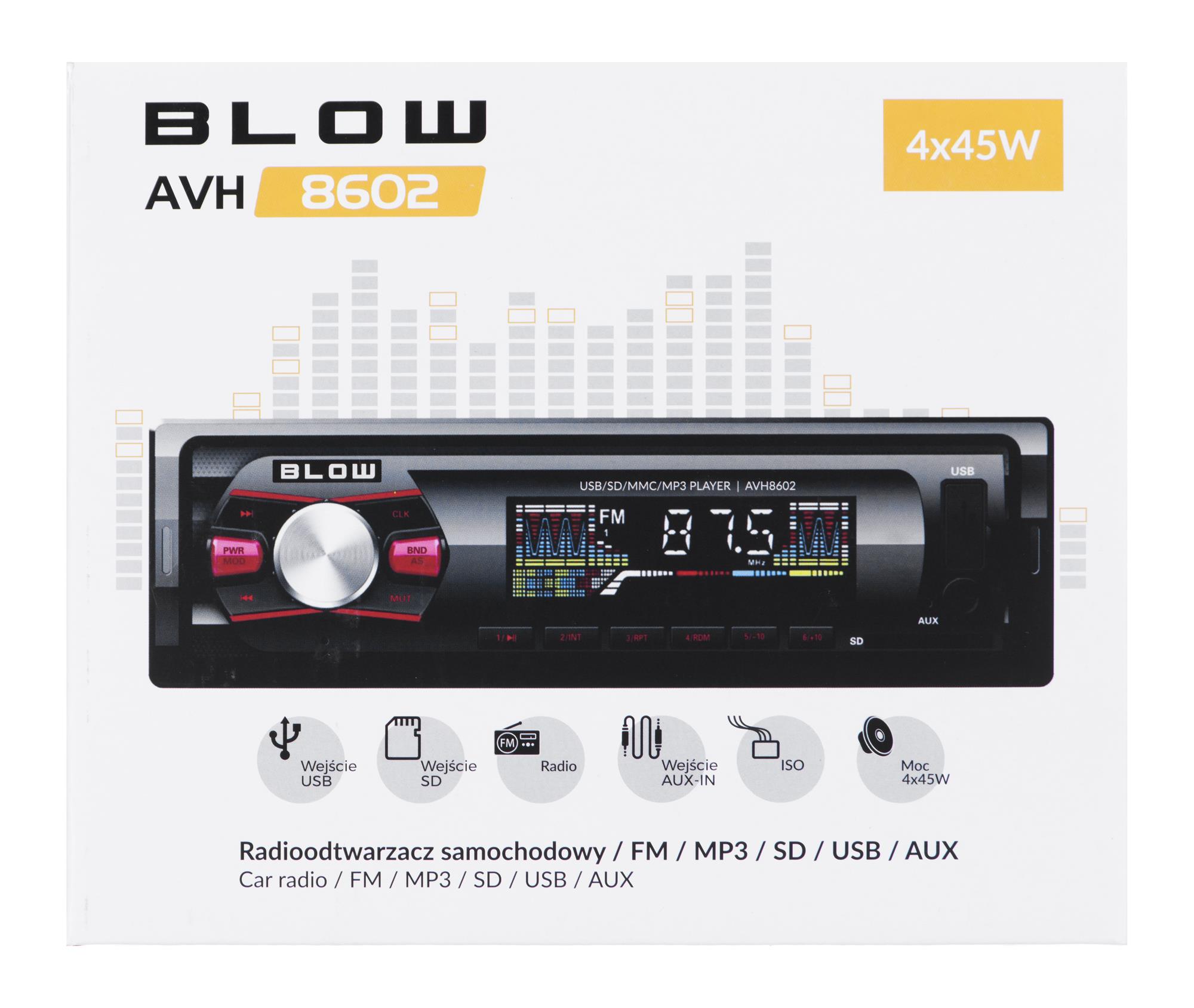 Blow Schwarz Autoradio, Avh-8602 - Image 4