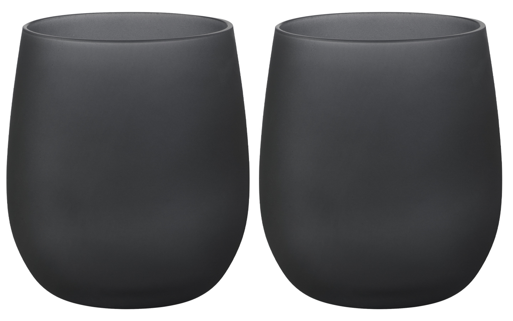 Schwarz Brunner Wasserglas Blacksatin 2Er Set - Bild 4