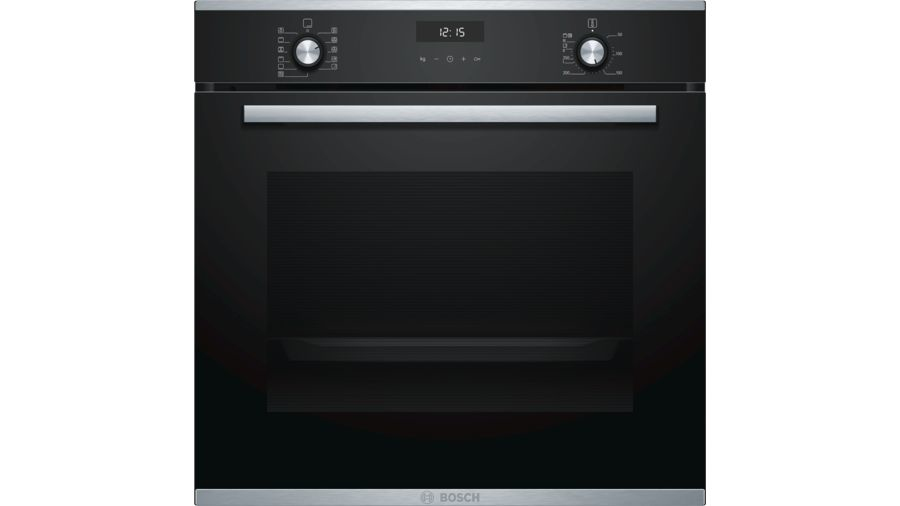 Bosch - Serie 6 Hba257bs0. Dimensione Del Forno: Media, Tipo Di Forno: Forno Elettrico, Capacità Interna Forno Totale: 71 L. Posizionamento Dell'apparecchio: Da Incasso, Colore Del Prodotto: Nero, Ti...