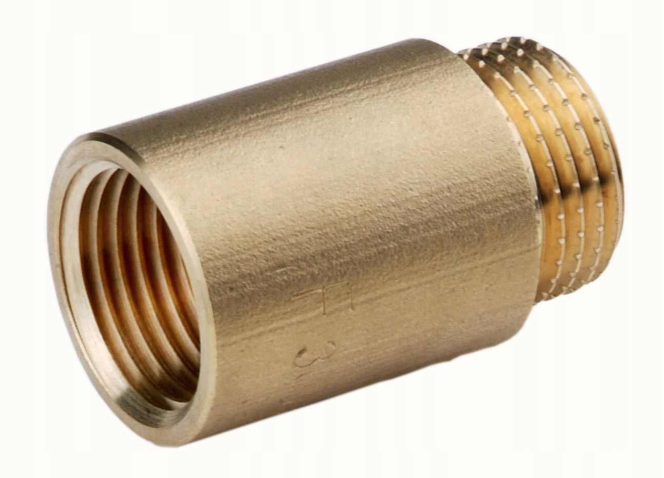 Messingverlängerung 3/4"" 50 mm gelb - Bild 2