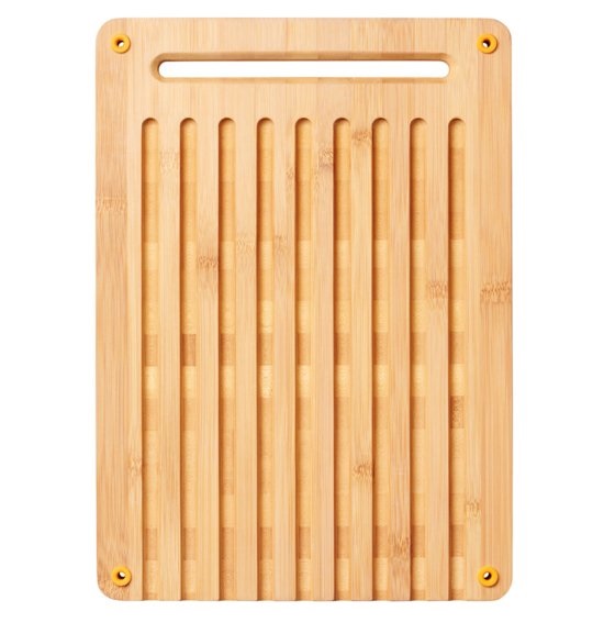 Fiskars Braun Functional Form Bamboo Table For Bread Cutting, Schneidebrett, - Bild 4