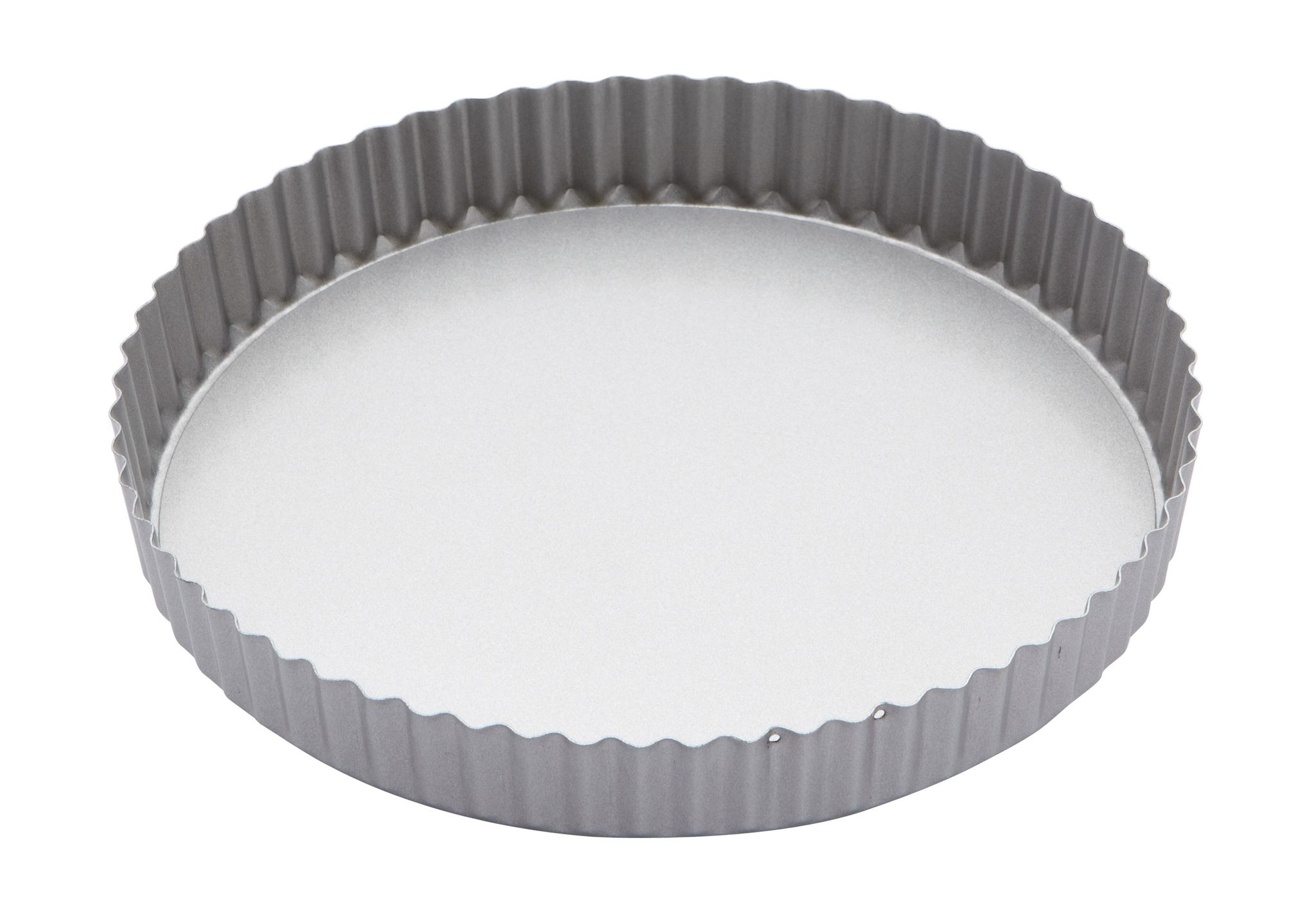 Kitchencraft Silber Flan- Und Quicheform, Runde Pfanne Mit Losem Boden, Langlebige, Strapazierfähige Antihaftbeschichtung, Spülmaschinenfeste Pfanne Mit Schutzhülle, 24,5 Cm X 3,5 Cm, 1 Form - Image 3