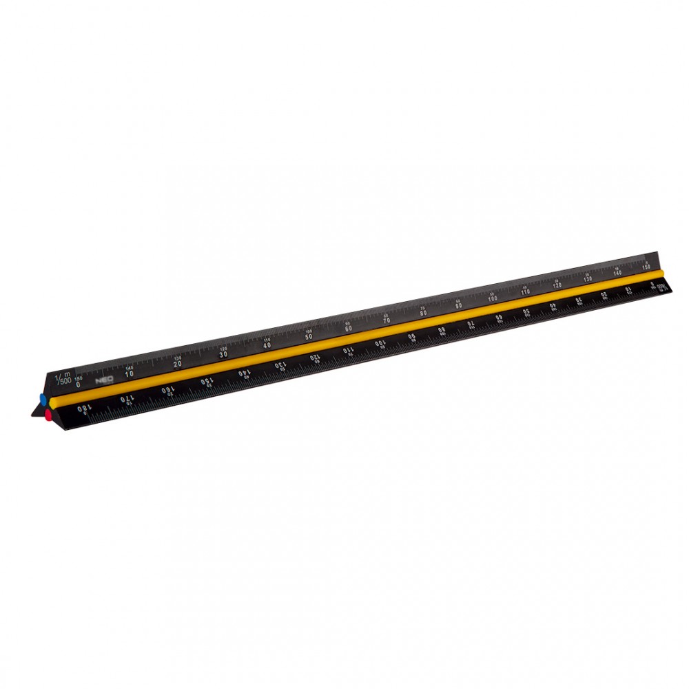 Neo Mehrfarbig Lineal, Dreieckslineal (Dreieckslineal, 30 Cm) (30 Cm, Aluminium) - Image 5