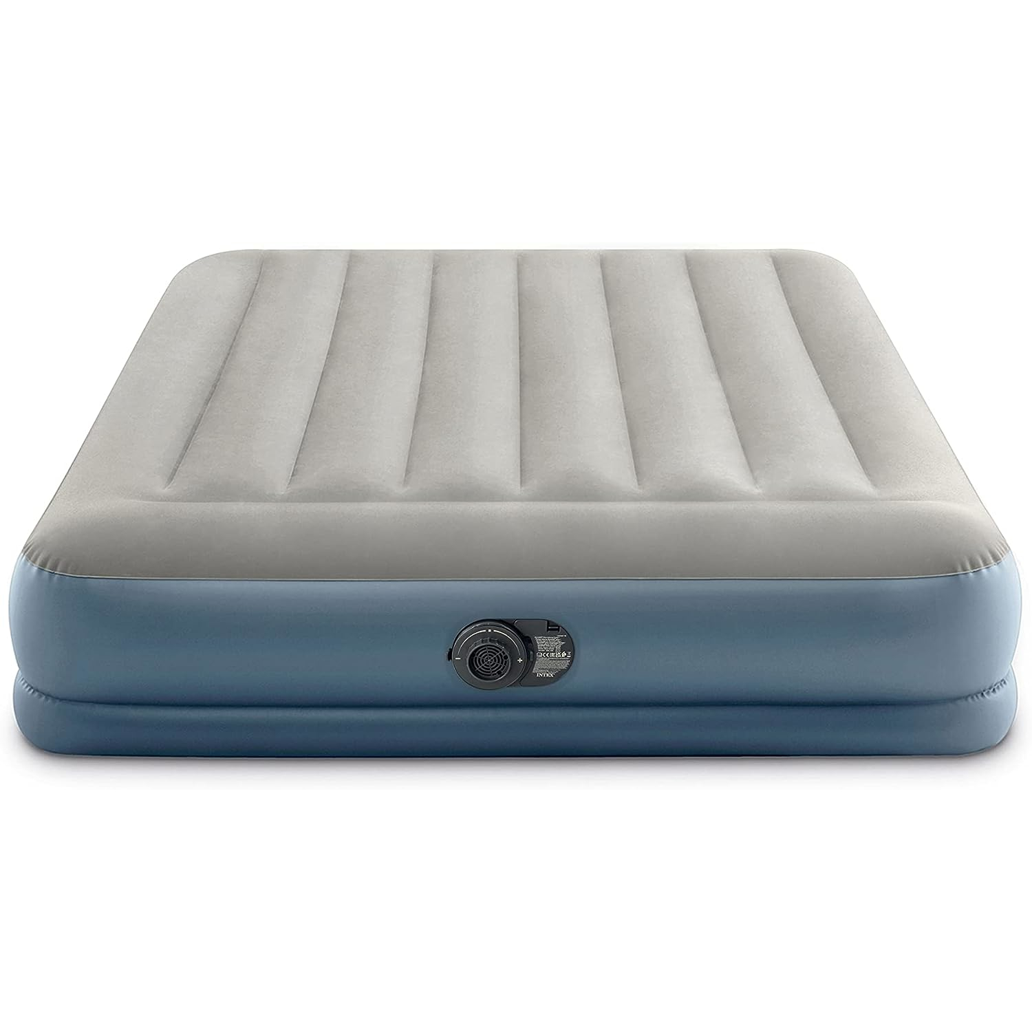 Intex Grau 64118 Dura-Beam Standard-Luftbett Gästebett Luftmatratze 203X152x30cm