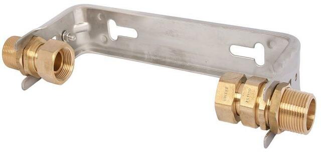 Schlösser Armaturen Wz-Einbaubuegel, Waager, M.vsb Starr, Qn 10, 11/2"X11/2", Edelstahl