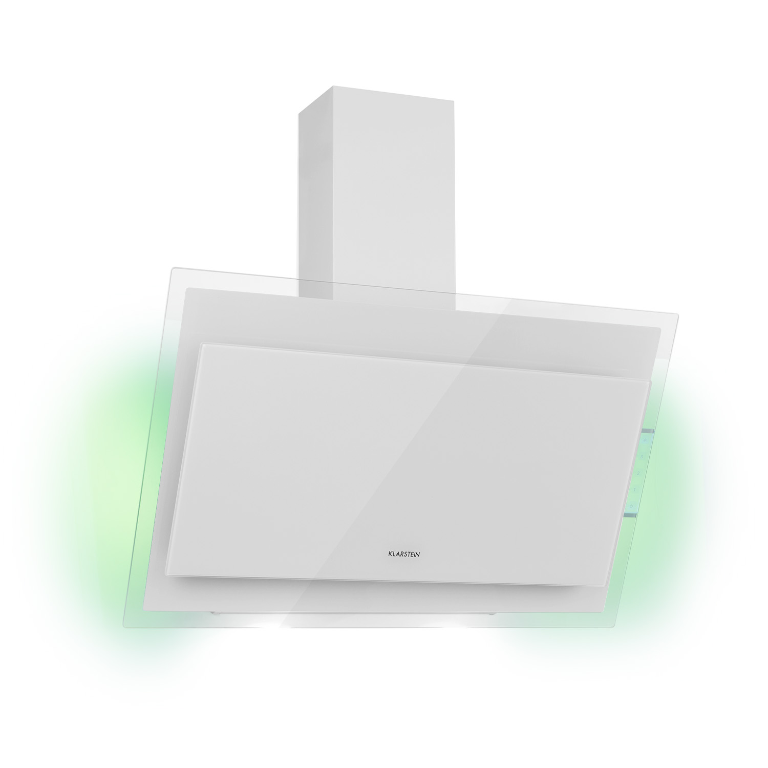 Klarstein - Mirage 90 Dunstabzugshaube 550 M³/h Touch-panel Ambient Eec A++ Weiß