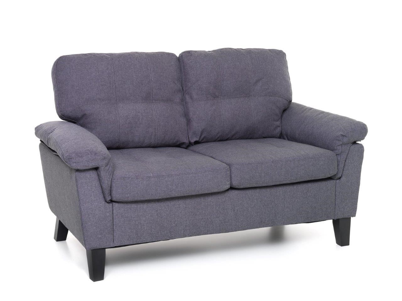 Divano Denver In Tessuto Da 2 Posti Colore Blu 145x78x95h Cm M0694 02