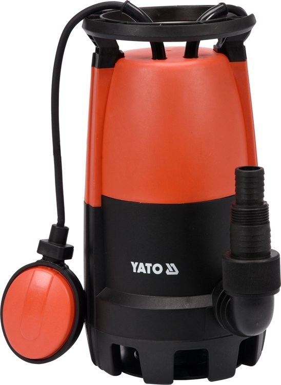 Yato Schwarz/Rot Wasserpumpe, Submersible Pump 900W (Schmutzwasserpumpe) - Image 3