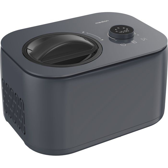 Medion Grau Md100116 Kompressor-Eiscrememaschine – 1 L, Macht Eiscreme, Joghurt & Slush, Keine Vorabkühlung Erforderlich, 100 W, - Image 3