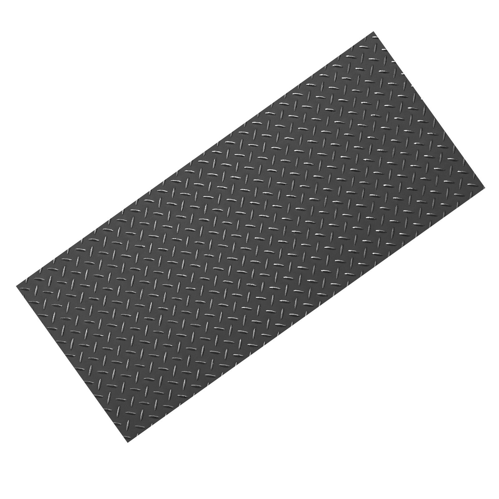 Tapis de sol PVC antidérapant motif losange 2,2 mm, 2,28 x 6,1 m, ruban double face inclus