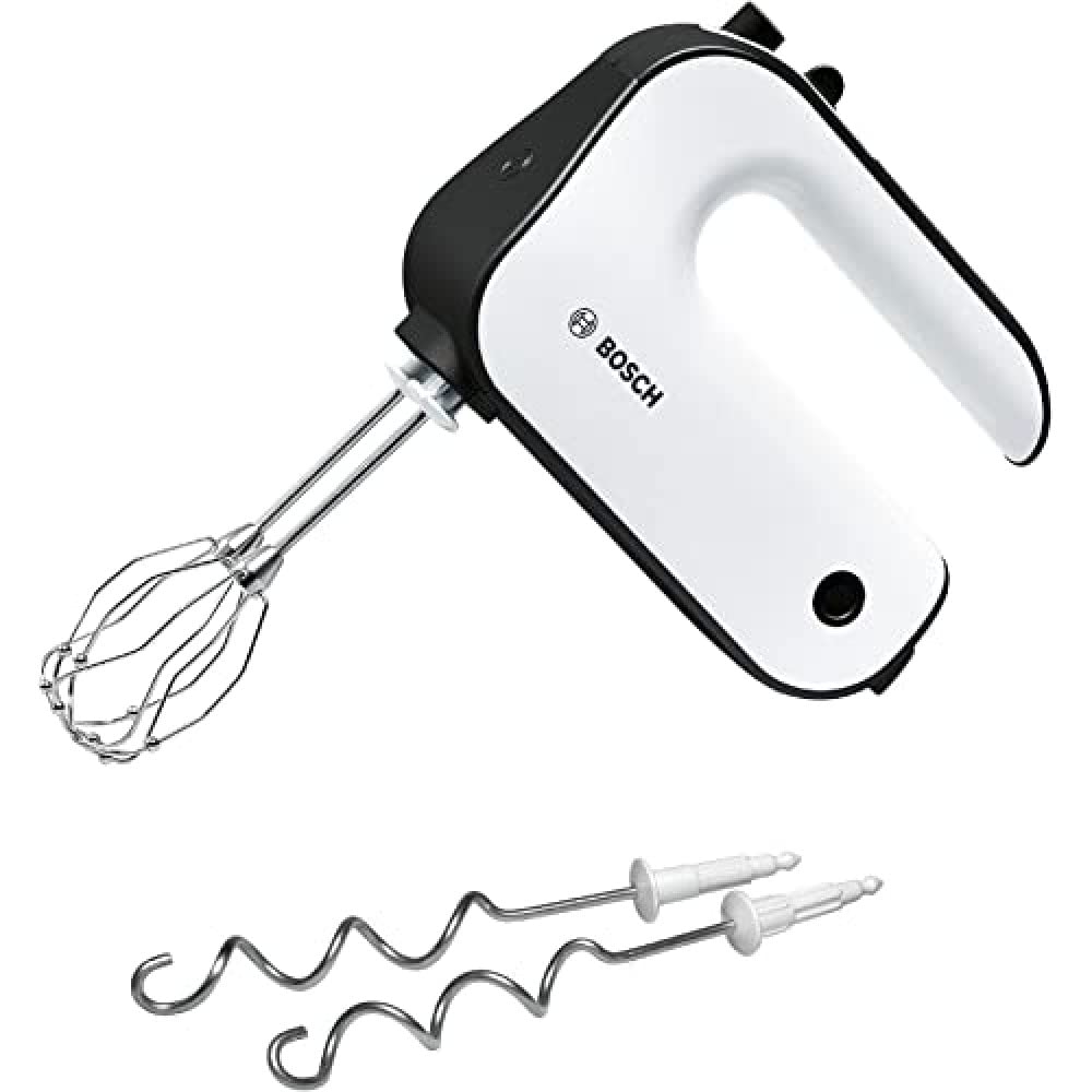 Bosch Mfq4020 Styline Sbattitore Manuale 450 W 5 Velocita' Turbo Fruste Cream Ball Inox Colore Bianco Antracite